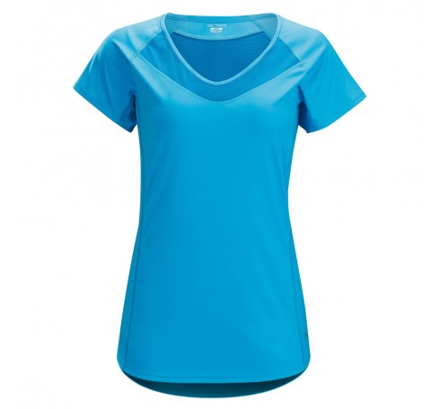 Arc'teryx Kapta SS W Dames Shirts & Tops Blauw