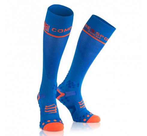 Compressport Full Socks V2.1  Compressie Blauw