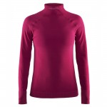 Craft Warm Half Polo LS W Dames Shirts & Tops Roze  