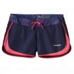 Patagonia W Strider Shorts Dames Broeken Blauw-Roze