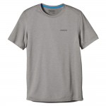Patagonia M S/S Nine Trail Shirt Heren Shirts & Tops Grijs