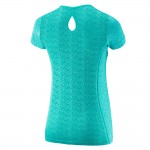 Elevate Seamless SS Tee W Dames Shirts & Tops Turquiose