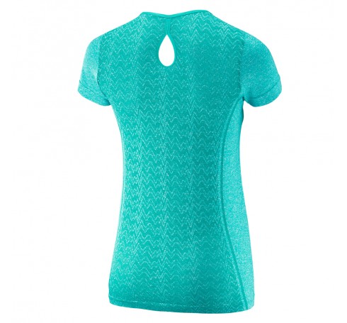 Elevate Seamless SS Tee W Dames Shirts & Tops Turquiose
