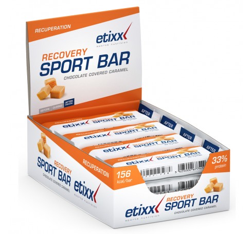 Etixx Recovery Sport Bar Caramel 12x40gr  Trailrunning 