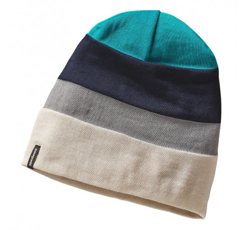 Patagonia Slopestyle Beanie  Accessoires Wit-blauw
