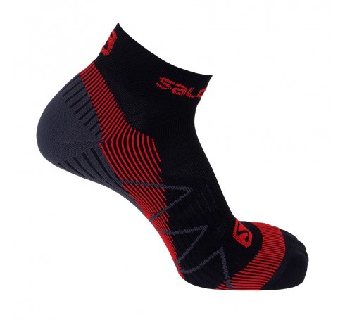 Speedcross Socks  Sokken Zwart-rood