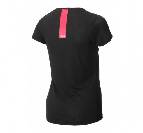 Inov8 Tri Blend SS W Dames Shirts & Tops Zwart-roze