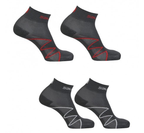 XA Pro 2 Pack  Sokken Zwart-rood