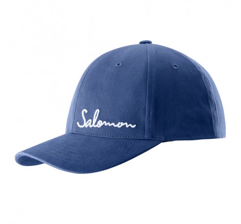 Salomon Logo Cap  Accessoires Blauw/grijs