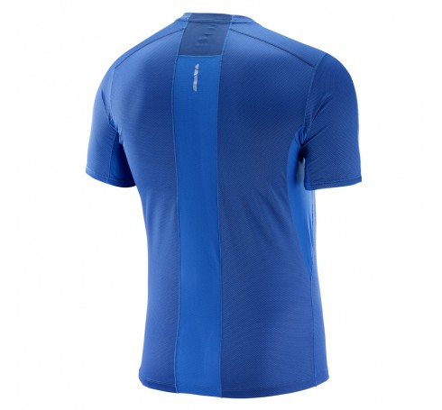 Trail Runner SS Tee M Heren Shirts & Tops Blauw