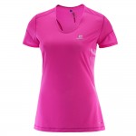 Trail Runner SS Tee W Dames Shirts & Tops Roze  