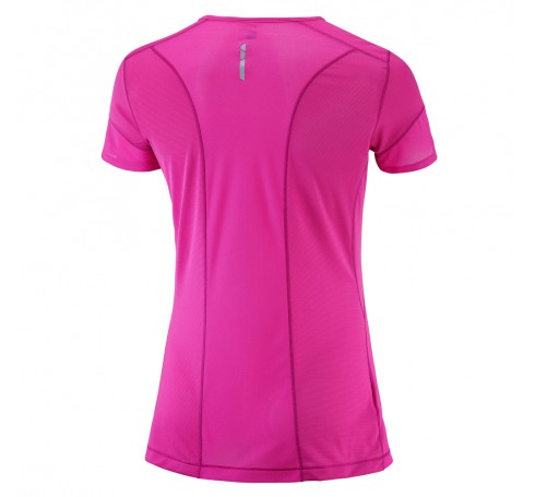 Trail Runner SS Tee W Dames Shirts & Tops Roze  