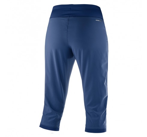 Elevate Capri Pant W Women Trousers & Shorts Donker blauw