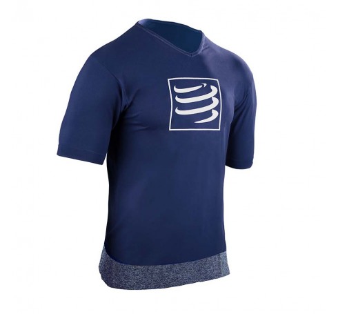 Compressport Training T shirt  Men Shirts & Tops Blauw