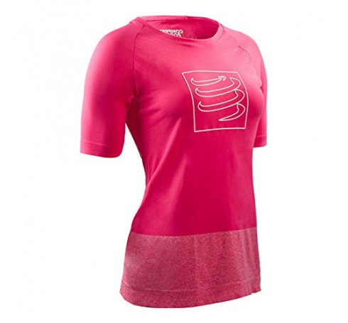 Compressport Training T shirt W Dames Shirts & Tops Roze  